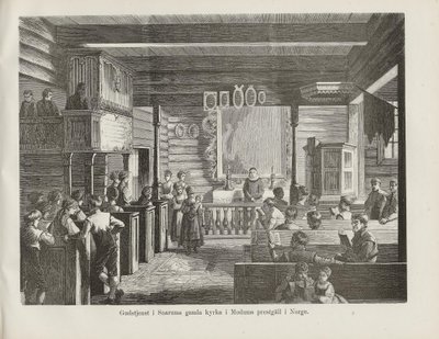 Illustration from the book Nordiska taflor by unknown author and published by Albert Bonnier by Unknown